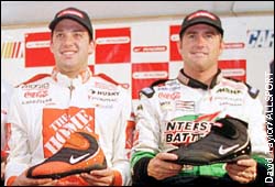 Tony Stewart and Bobby Labonte